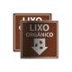 Placa Lixo Orgânico