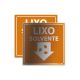 Placa Lixo Solvente