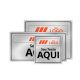 Placa Personalizada em Aço Inox