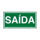 Placa Fotoluminescente Saída