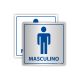 Placa para Sanitário Masculino