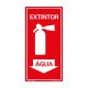 Placa de Sinalização de Extintor Água