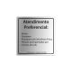 Placa de Atendimento Preferencial (Somente Texto)