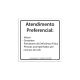Placa de Atendimento Preferencial (Somente Texto)