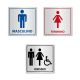 Placa para Sanitário Feminino