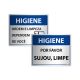 Kit Placas para Higiene