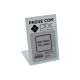 Placa Pix QRCode em Acrílico e Aço inox