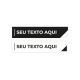 Placa para identificação de salas personalizadas em acrílico