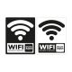 Placa Wi Fi com QRCode em Acrílico