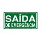 Placa Saída de Emergência