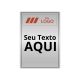 Placa A3 Personalizada