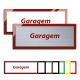 Placa Garagem - Linha Premium em Acrílico