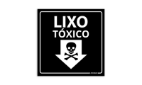 Placa de Lixo Tóxico