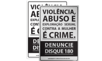 Placa Atendimento Preferencial Autismo - Estado de São Paulo