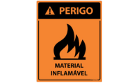 Placa Perigo Inflamável