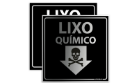 Placa de Lixo Químico