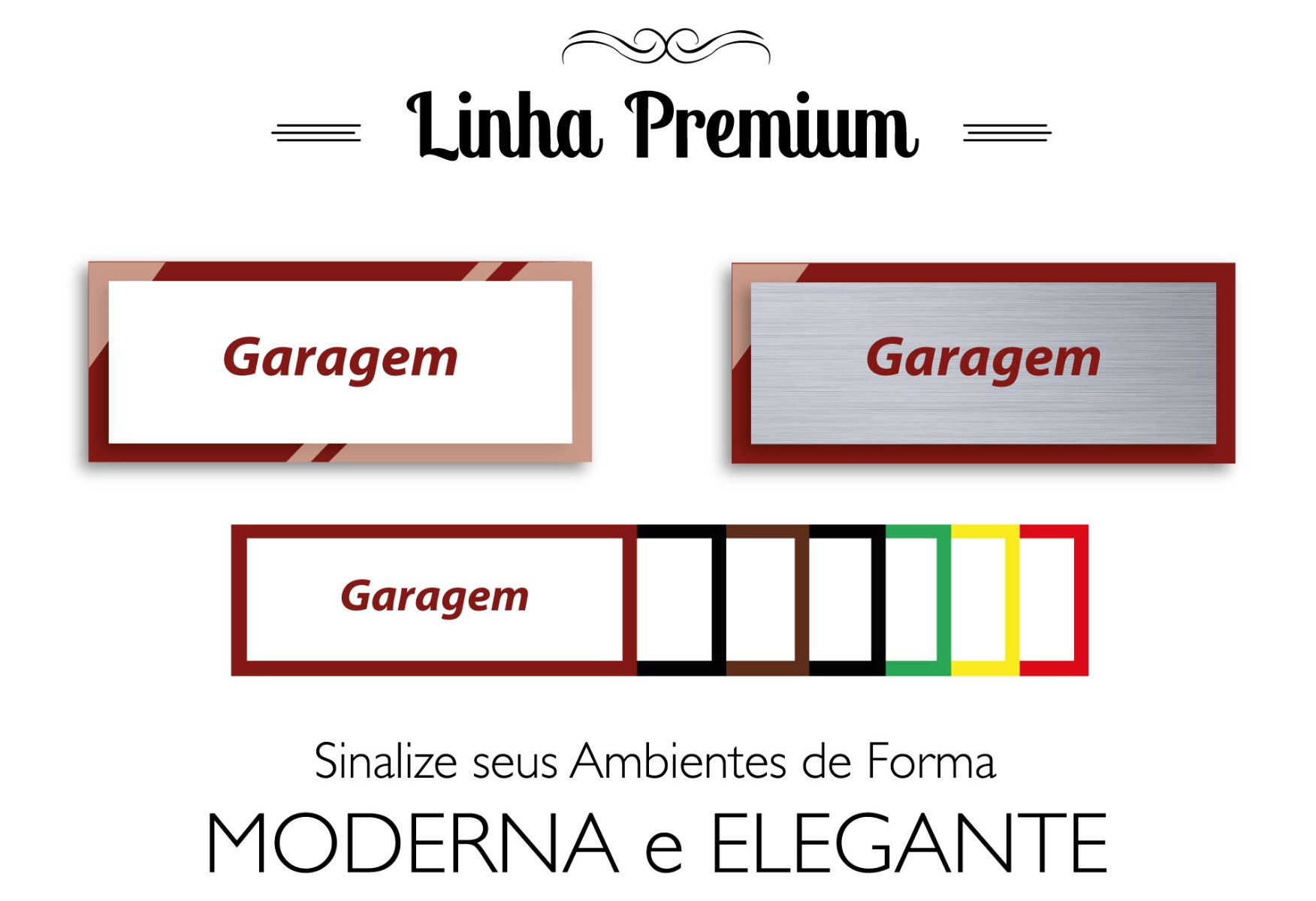 Placa Marketing - Linha Premium em Acrílico