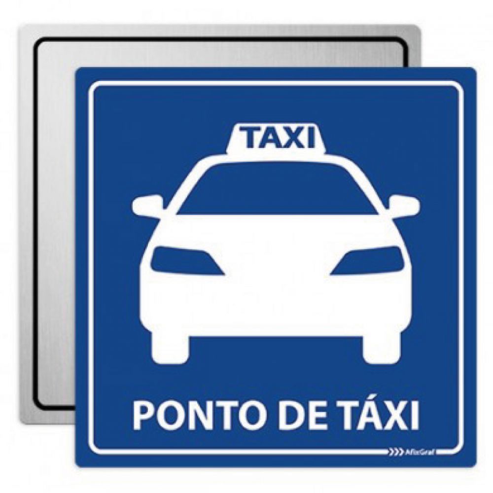 Placa Ponto de Táxi Placas Informativas