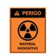 Placa Perigo Material Radioativo