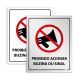 Placa Atenção Proibido Acionar Buzina ou Sinal Sonoro