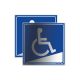 Placa de Acessibilidade - Rampa para Deficiente