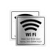 Placa de Senha WiFi com Rede Personalizada