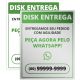 Placa Disk Entrega