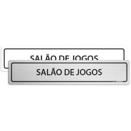 Placas Salão de Jogos