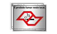 Placa Lei Antifumo São Paulo
