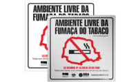 Placa Lei Antifumo Paraná