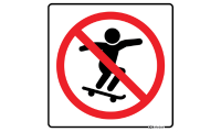 Placa Proibido Skate
